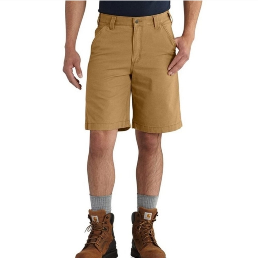 Mens Carhartt Rugged Flex Relaxed Fit Canvas Work Shorts Size 31 NWOT